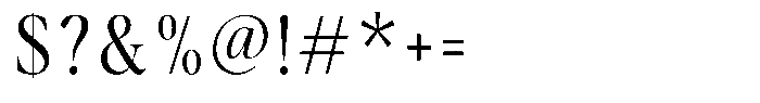 Stagger Light Condensed Font OTHER CHARS