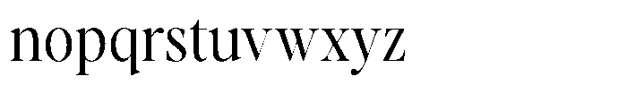 Stagger Light Condensed Font LOWERCASE