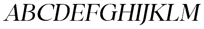 Stagger Light Expanded Italic Font UPPERCASE