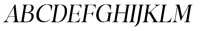 Stagger Light Italic Font UPPERCASE