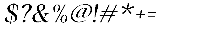 Stagger Light Sem Exp Italic Font OTHER CHARS