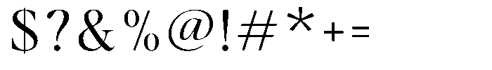 Stagger Light Font OTHER CHARS