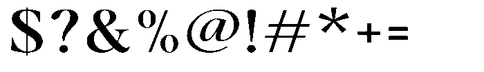 Stagger Medium Expanded Font OTHER CHARS