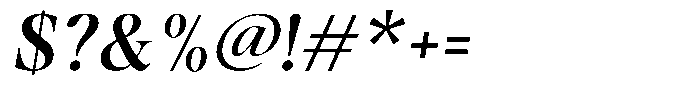Stagger Medium Italic Font OTHER CHARS