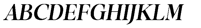 Stagger Medium Italic Font UPPERCASE