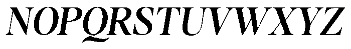 Stagger Medium Italic Font UPPERCASE
