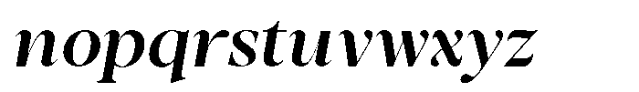 Stagger Medium Sem Exp Italic Font LOWERCASE
