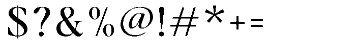 Stagger Regular Font OTHER CHARS