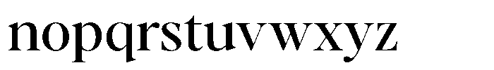 Stagger Regular Font LOWERCASE