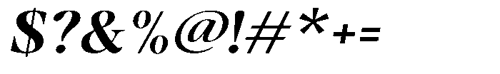 Stagger Sem Bold Exp Italic Font OTHER CHARS