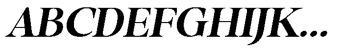 Stagger Sem Bold Exp Italic Font UPPERCASE