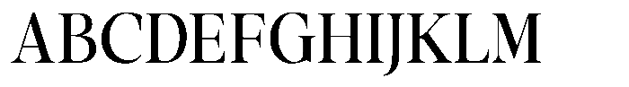 Stagger Semi Condensed Font UPPERCASE