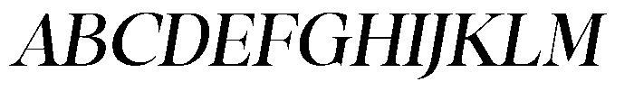 Stagger Semi Expanded Italic Font UPPERCASE