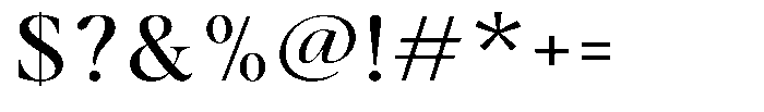 Stagger Semi Expanded Font OTHER CHARS