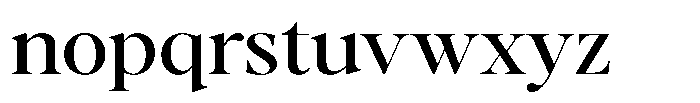 Stagger Semi Expanded Font LOWERCASE