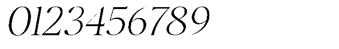 Stagger Thin Expanded Italic Font OTHER CHARS
