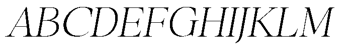 Stagger Thin Expanded Italic Font UPPERCASE