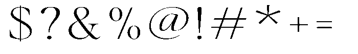 Stagger Thin Expanded Font OTHER CHARS