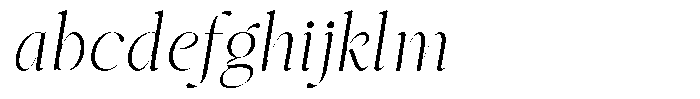 Stagger Thin Italic FONT