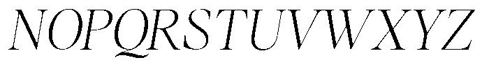 Stagger Thin Sem Exp Italic Font UPPERCASE