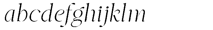 Stagger Thin Sem Exp Italic FONT