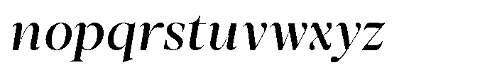 Stagger Var Black Condensed Italic Font LOWERCASE