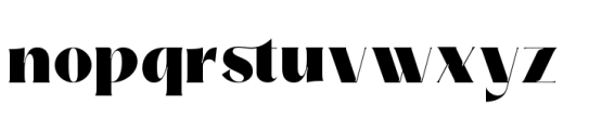 Stailo Regular Font LOWERCASE