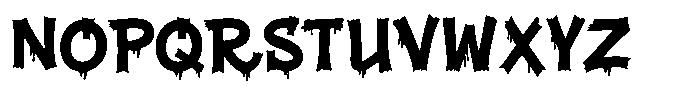 Stain Street Font UPPERCASE