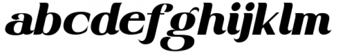 Stainger Bold Italic Font LOWERCASE
