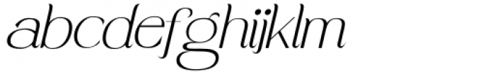 Stainger Hairline Italic Font LOWERCASE