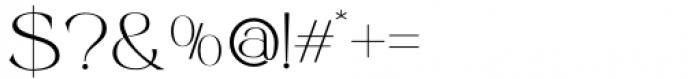 Stainger Hairline Font OTHER CHARS