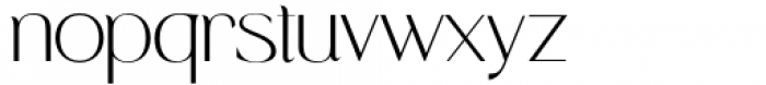 Stainger Hairline Font LOWERCASE