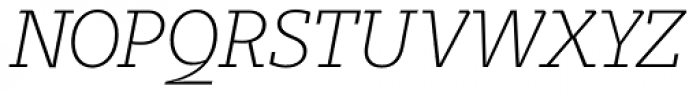 Stajn Pro ExtraLight Italic Font UPPERCASE