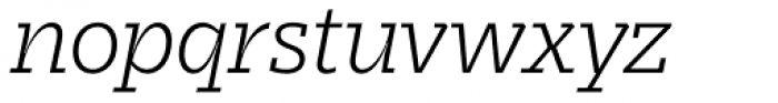 Stajn Pro Light Italic Font LOWERCASE