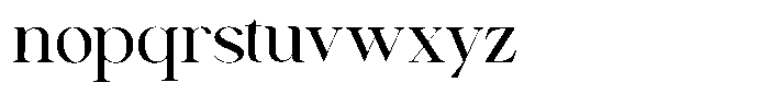 Stallion Serif Regular Font LOWERCASE