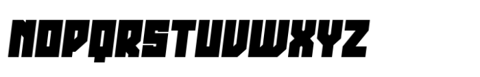 Stallman Heavy 50 Oblique Font LOWERCASE