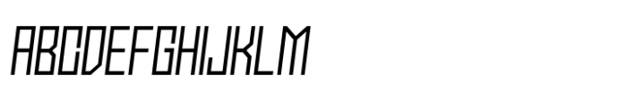 Stallman Light 100 Oblique Font UPPERCASE