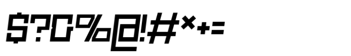 Stallman Medium 150 Oblique Font OTHER CHARS