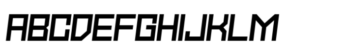 Stallman Medium 150 Oblique Font UPPERCASE