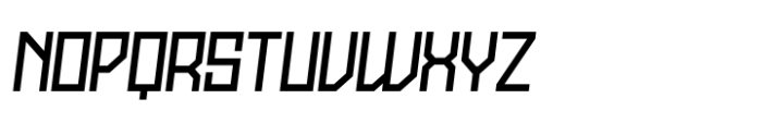 Stallman Regular 125 Oblique Font LOWERCASE