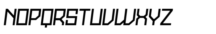 Stallman Regular 150 Oblique Font LOWERCASE