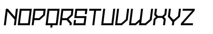 Stallman Regular 175 Oblique Font LOWERCASE