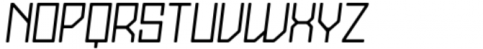 Stallman Round Light 150 Oblique Font UPPERCASE