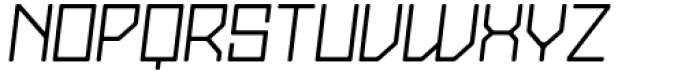 Stallman Round Light 175 Oblique Font UPPERCASE
