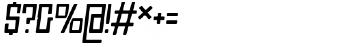 Stallman Round Regular 100 Oblique Font OTHER CHARS