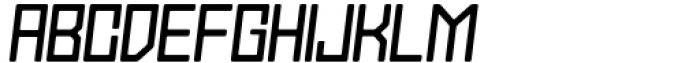 Stallman Round Regular 125 Oblique Font UPPERCASE