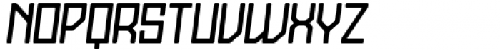 Stallman Round Regular 125 Oblique Font LOWERCASE