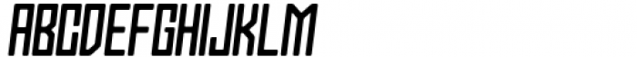 Stallman Round Regular 75 Oblique Font UPPERCASE