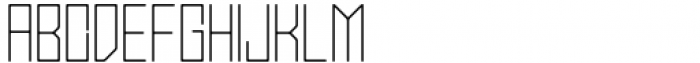 Stallman Round Thin 125 Font UPPERCASE