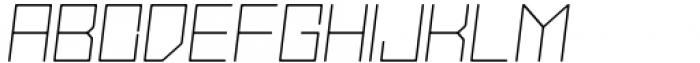 Stallman Round Thin 200 Oblique Font LOWERCASE